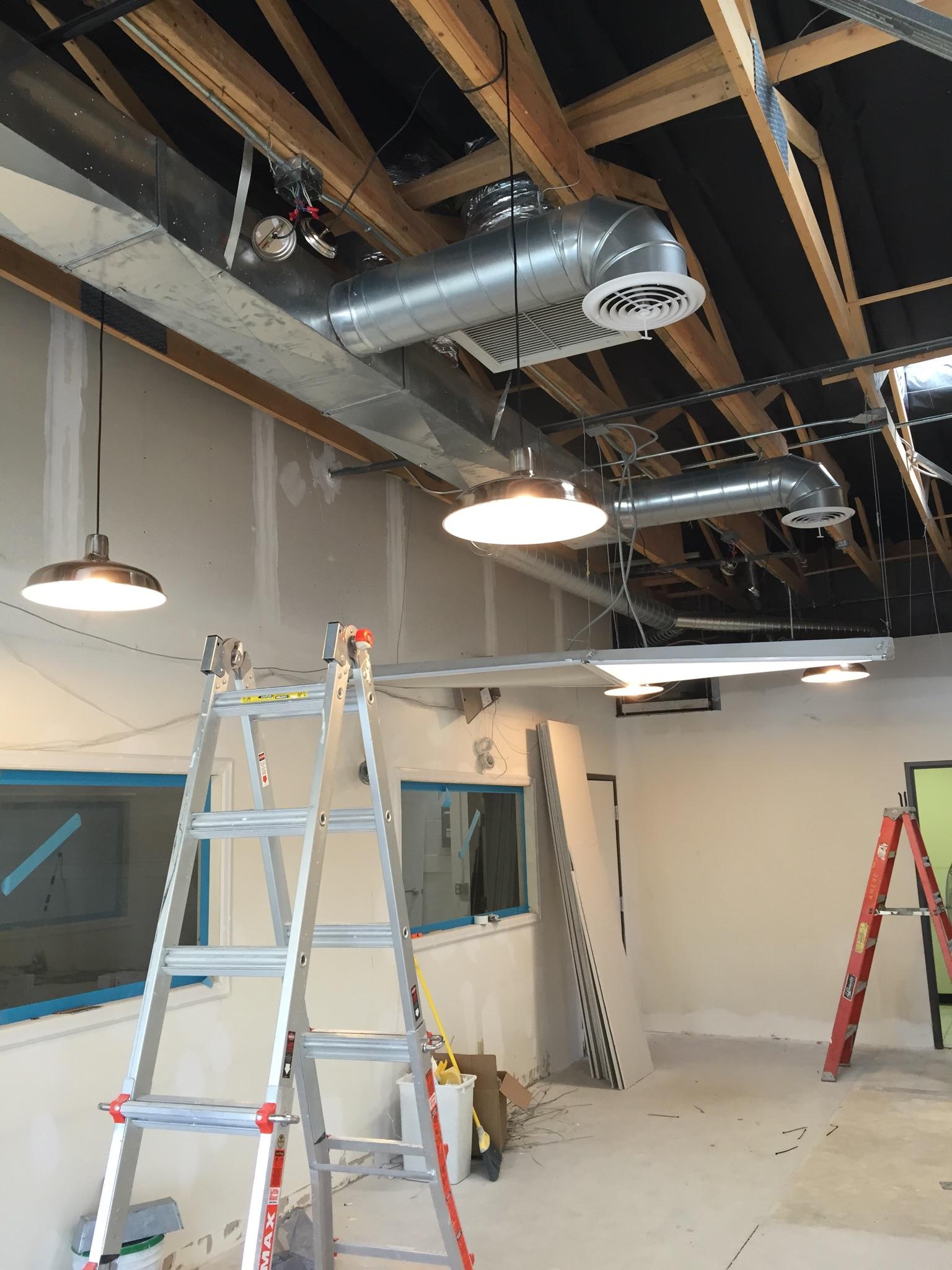 Added windows, improved ventilation, and modern ceilings.